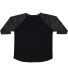 6130 LA T Youth Vintage Baseball T-Shirt in Black/ storm cmo back view