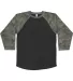 6130 LA T Youth Vintage Baseball T-Shirt VN SMKE/ VN CAMO front view