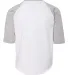 6130 LA T Youth Vintage Baseball T-Shirt WHITE/ VN HTHR back view