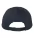 6363 Yupoong Solid Brushed Cotton Twill Cap NAVY back view