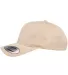 6363 Yupoong Solid Brushed Cotton Twill Cap PUTTY side view