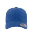 6363 Yupoong Solid Brushed Cotton Twill Cap ROYAL front view