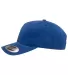6363 Yupoong Solid Brushed Cotton Twill Cap ROYAL side view