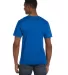 64V00 Gildan Adult Softstyle V-Neck T-Shirt in Royal blue back view