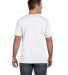 6901 LA T Adult Fine Jersey T-Shirt in White back view