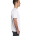 6901 LA T Adult Fine Jersey T-Shirt in White side view