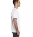 6901 LA T Adult Fine Jersey T-Shirt WHITE side view