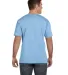 6901 LA T Adult Fine Jersey T-Shirt LIGHT BLUE back view