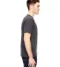 7100 Bayside Adult Short-Sleeve Tee with Pocket in Charcoal side view