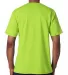 7100 Bayside Adult Short-Sleeve Tee with Pocket in Lime green back view