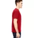 7100 Bayside Adult Short-Sleeve Tee with Pocket in Red side view