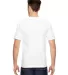 7100 Bayside Adult Short-Sleeve Tee with Pocket in White back view