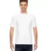 7100 Bayside Adult Short-Sleeve Tee with Pocket in White front view