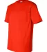 7100 Bayside Adult Short-Sleeve Tee with Pocket in Bright orange side view