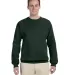 82300 Fruit of the Loom Adult SupercottonSweatshir FOREST GREEN front view