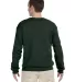 82300 Fruit of the Loom Adult SupercottonSweatshir FOREST GREEN back view