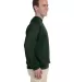 82300 Fruit of the Loom Adult SupercottonSweatshir FOREST GREEN side view