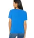 BELLA 8815 Womens Flowy V-Neck T-shirt in Tr royal triblnd back view
