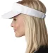AC101 Adams Ace Vat-Dyed Twill Visor in White side view