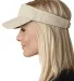 AC101 Adams Ace Vat-Dyed Twill Visor in Khaki side view