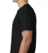 B5000 Bayside Adult Jersey Cotton Tee in Black side view