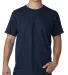 B5000 Bayside Adult Jersey Cotton Tee in Dark navy front view