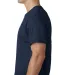 B5000 Bayside Adult Jersey Cotton Tee in Dark navy side view