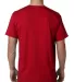 B5000 Bayside Adult Jersey Cotton Tee in Red back view