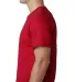 B5000 Bayside Adult Jersey Cotton Tee in Red side view