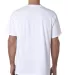 B5000 Bayside Adult Jersey Cotton Tee in White back view