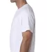 B5000 Bayside Adult Jersey Cotton Tee in White side view