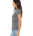 BELLA 8413 Womens Tri-blend T-shirt in Grey triblend side view