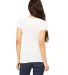 BELLA 8413 Womens Tri-blend T-shirt in Oatmeal triblend back view