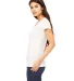 BELLA 8413 Womens Tri-blend T-shirt in Oatmeal triblend side view