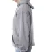 B960 Bayside Cotton Poly Hoodie S - 6XL  in Dark ash side view