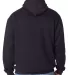 B960 Bayside Cotton Poly Hoodie S - 6XL  in Navy back view