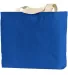 BS600 Bayside Jumbo Cotton Tote in Royal back view