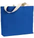 BS600 Bayside Jumbo Cotton Tote in Royal front view