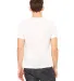 BELLA+CANVAS 3415 Men's Tri-blend V-Neck T-shirt in Oatmeal triblend back view