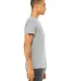 BELLA+CANVAS 3415 Men's Tri-blend V-Neck T-shirt in Ath grey triblnd side view