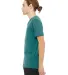 BELLA+CANVAS 3415 Men's Tri-blend V-Neck T-shirt in Teal triblend side view