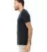 BELLA+CANVAS 3415 Men's Tri-blend V-Neck T-shirt in Solid nvy trblnd side view