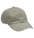 Adams EP101 Twill Pigment-dyed Dad Hat in Stone front view