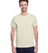 Gildan 5000 G500 Heavy Weight Cotton T-Shirt in Natural front view