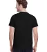 Gildan 5000 G500 Heavy Weight Cotton T-Shirt in Black back view