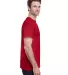 Gildan 5000 G500 Heavy Weight Cotton T-Shirt in Red side view