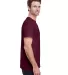 Gildan 5000 G500 Heavy Weight Cotton T-Shirt in Maroon side view