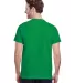 Gildan 5000 G500 Heavy Weight Cotton T-Shirt in Irish green back view