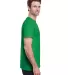Gildan 5000 G500 Heavy Weight Cotton T-Shirt in Irish green side view