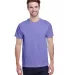 Gildan 5000 G500 Heavy Weight Cotton T-Shirt in Violet front view